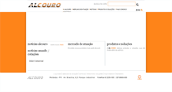 Desktop Screenshot of alcouro.com.br