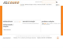 Tablet Screenshot of alcouro.com.br